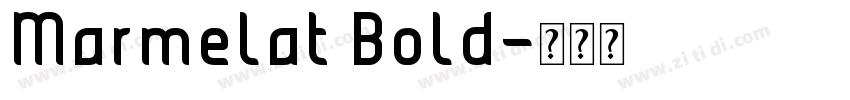 Marmelat Bold字体转换